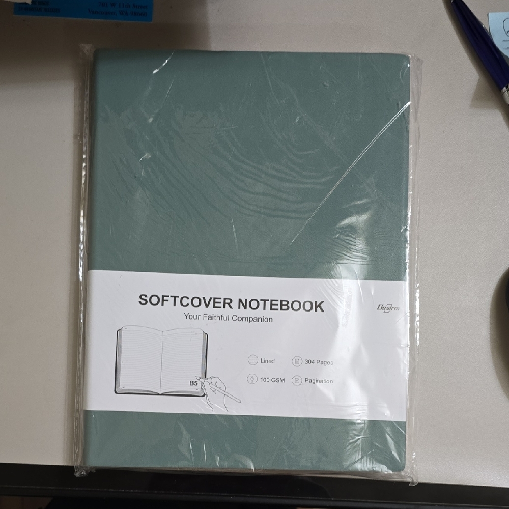 Softcover Notebook - Sage Green